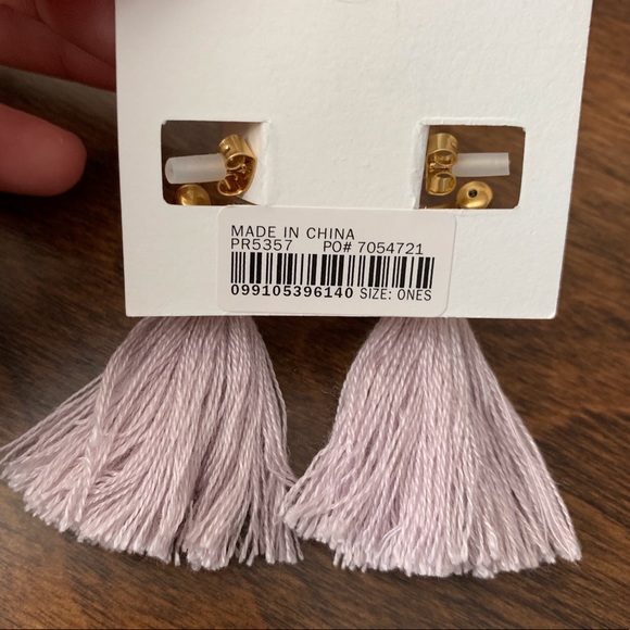 NWT Madewell Tassel Earrings - Picture 5 of 6